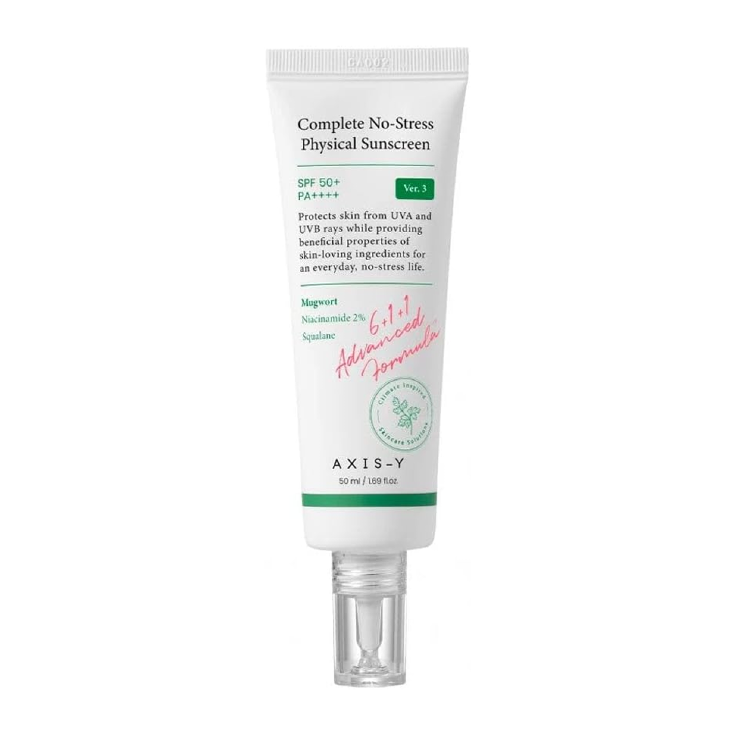 AXIS-Y Complete No-Stress Physical Sunscreen V3 - 50 ml – Wholesale (100 pcs/carton)