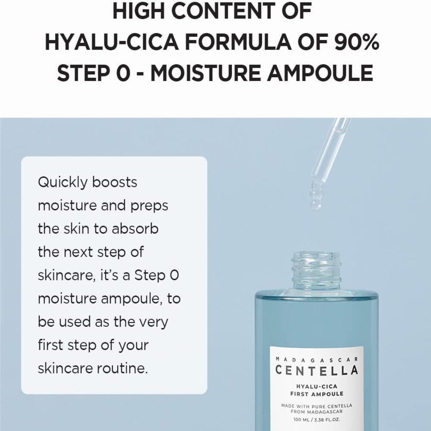 SKIN1004 Madagascar Centella Hyalu-Cica First Ampoule 100ml – Wholesale (50 pcs/carton)