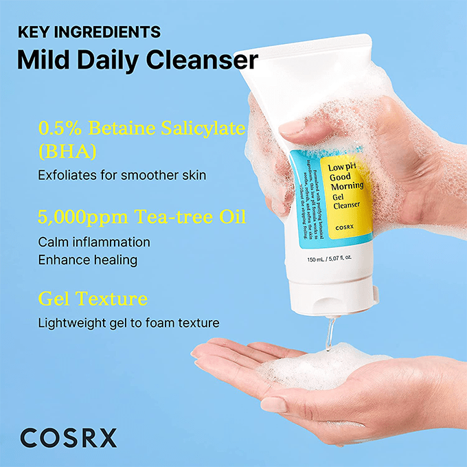 COSRX Low pH Good Morning Gel Cleanser 150ml – Wholesale (42 pcs/carton)