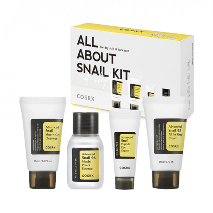 COSRX All About Snail Kit 4-Step – Wholesale (60 pcs/carton)
