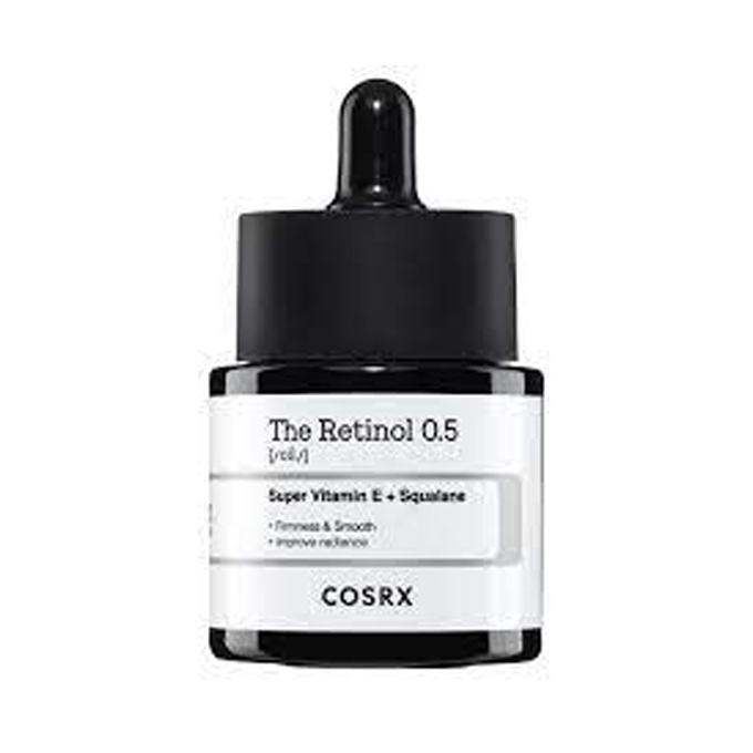COSRX The Retinol 0.5 Oil – Super Vitamin E + Squalane (20ml) – Wholesale (60 pcs/carton)
