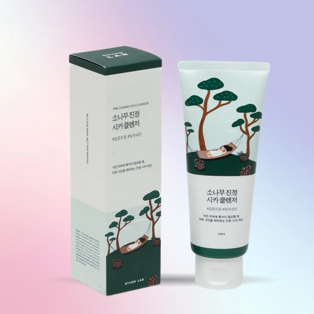 Round Lab Pine Calming Cica Cleanser 150mL – Wholesale (12 pcs/carton)
