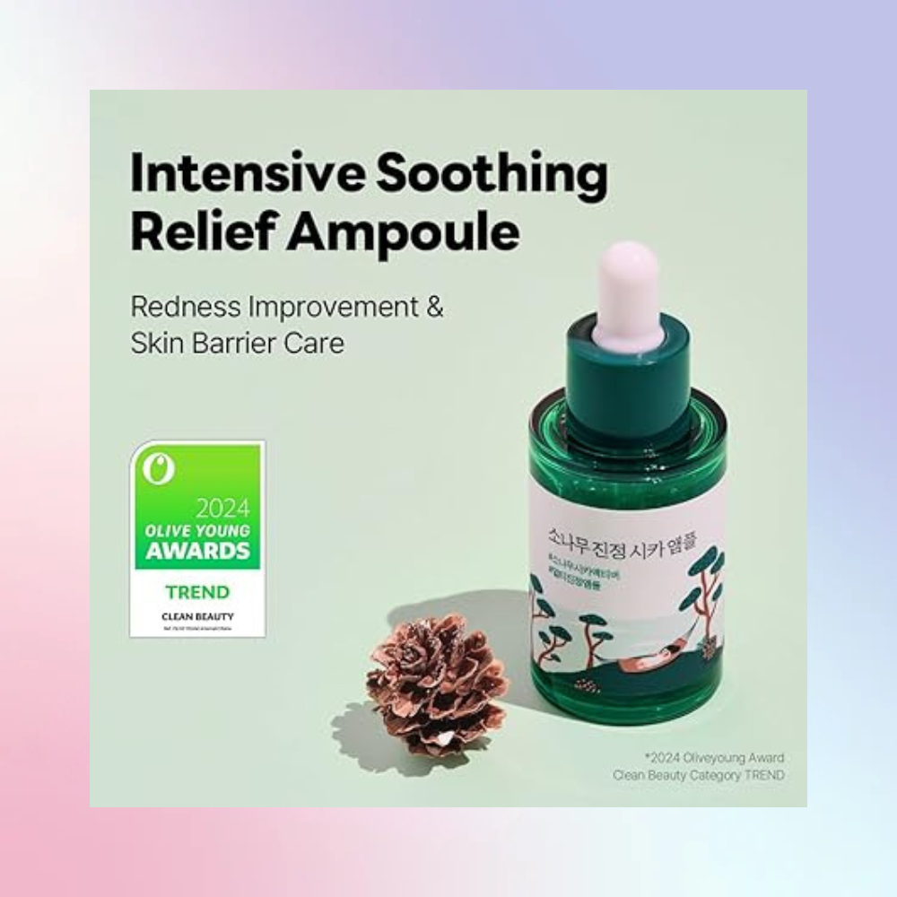 Round Lab (Renewal) Pine Calming Cica Ampoule 30mL – Wholesale (12 pcs/carton)