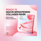 ANUA Peach 70 Niacin Brightening Collagen Mask 38g (4ea) – Wholesale (32 pcs/carton)