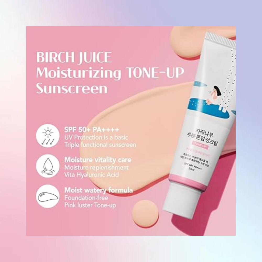 Round Lab Birch Moisture Tone-Up Sunscreen 50mL – Wholesale (12 pcs/carton)