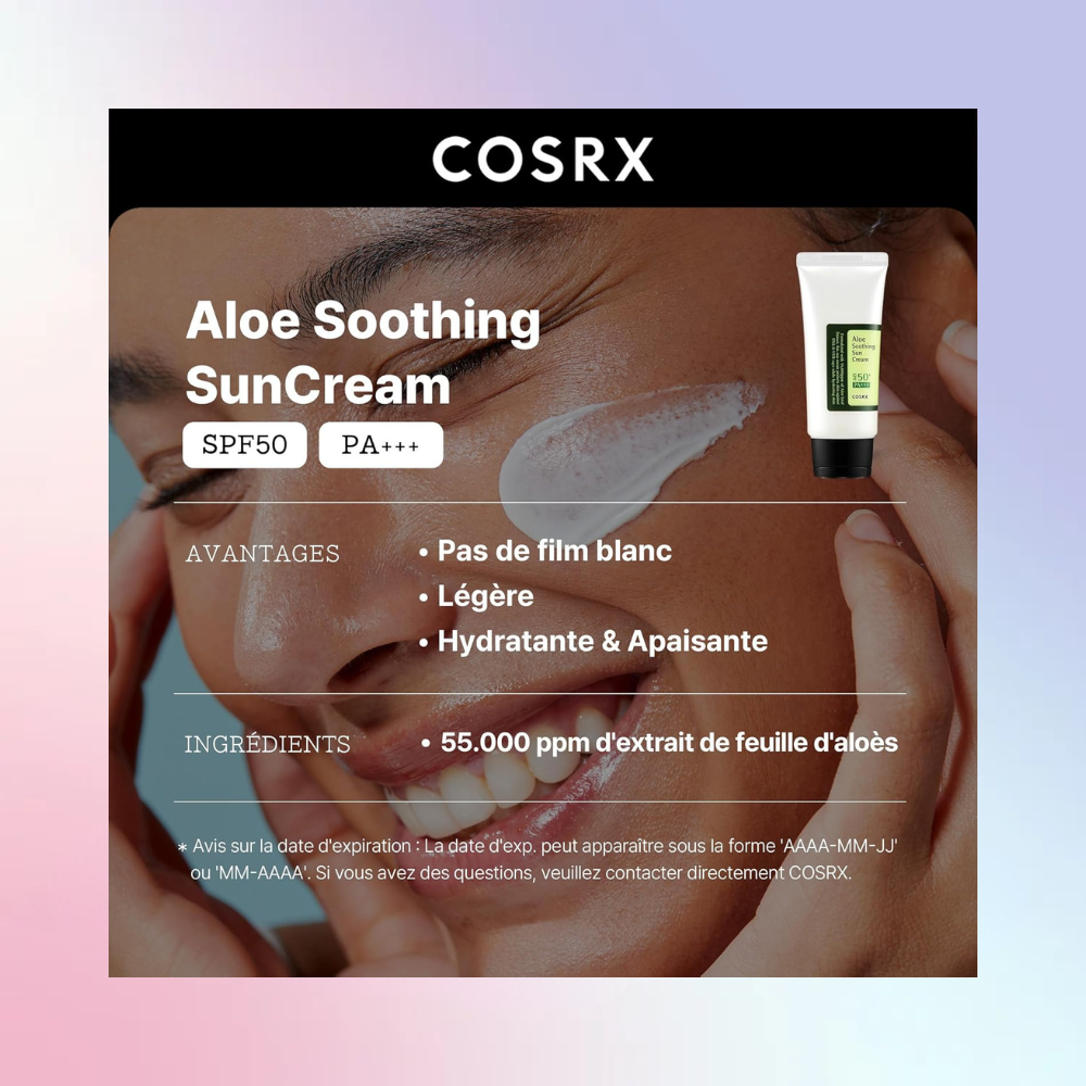 COSRX Soothing Sun Cream SPF50+ PA+++ 50ml – Wholesale (60 pcs/carton)