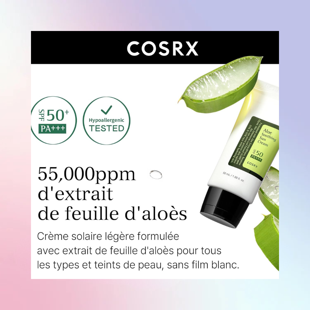 COSRX Soothing Sun Cream SPF50+ PA+++ 50ml – Wholesale (60 pcs/carton)