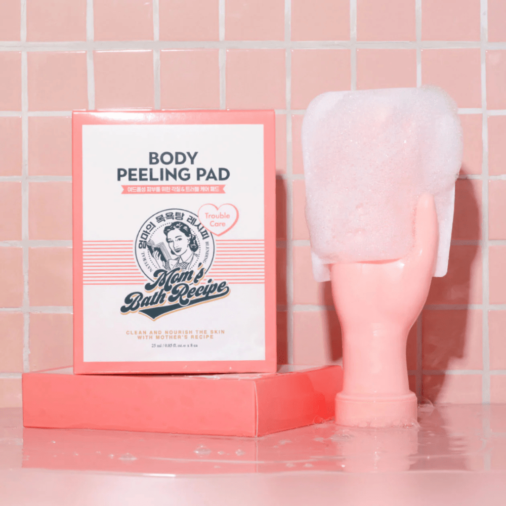 Mom's Bath Recipe Body Peeling Pad Trouble Care -  Wholesale (24 pcs/carton)