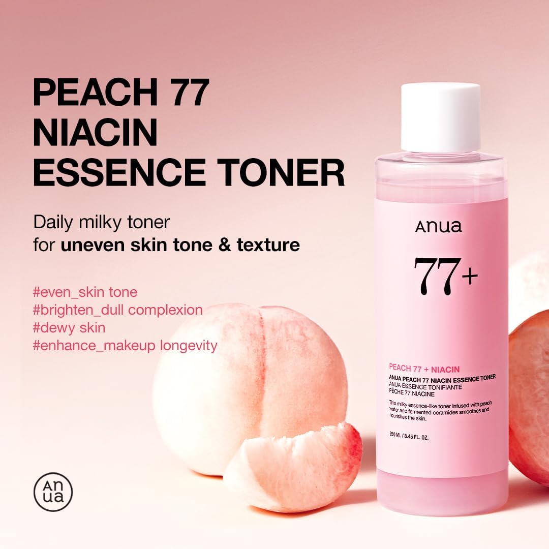 ANUA Peach 77 Niacin Essence Toner 250ml – Wholesale (20 pcs/carton)