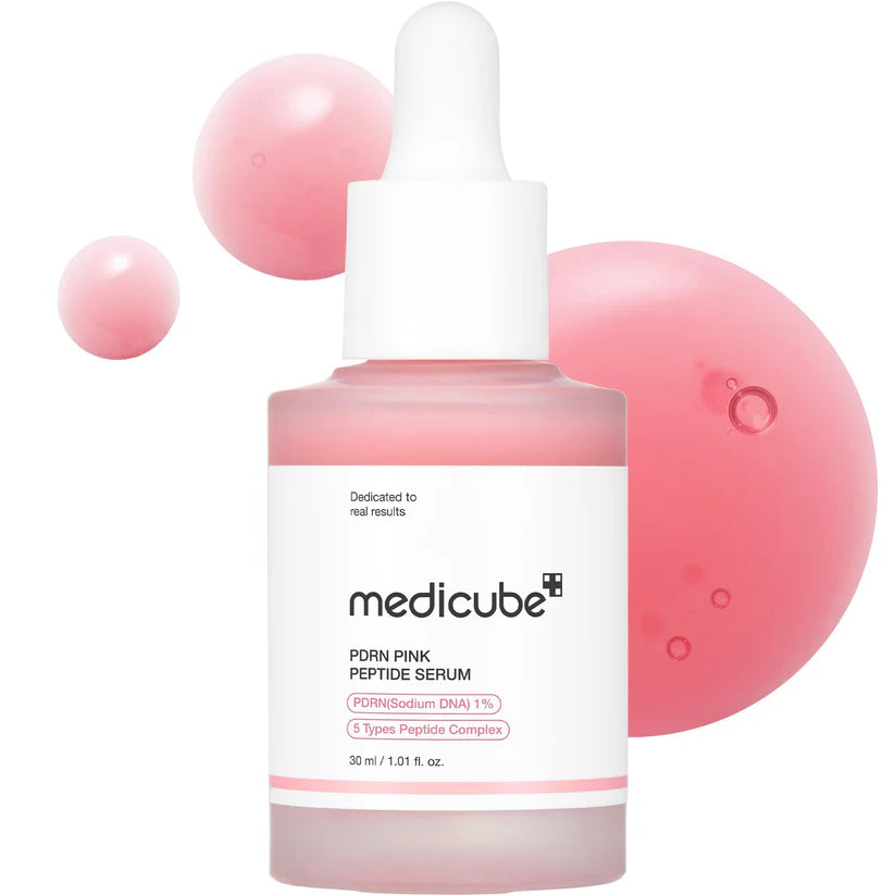 Medicube PDRN Pink Peptide Serum, Pink glow serum, 30 mL – Wholesale (80 pcs/carton)