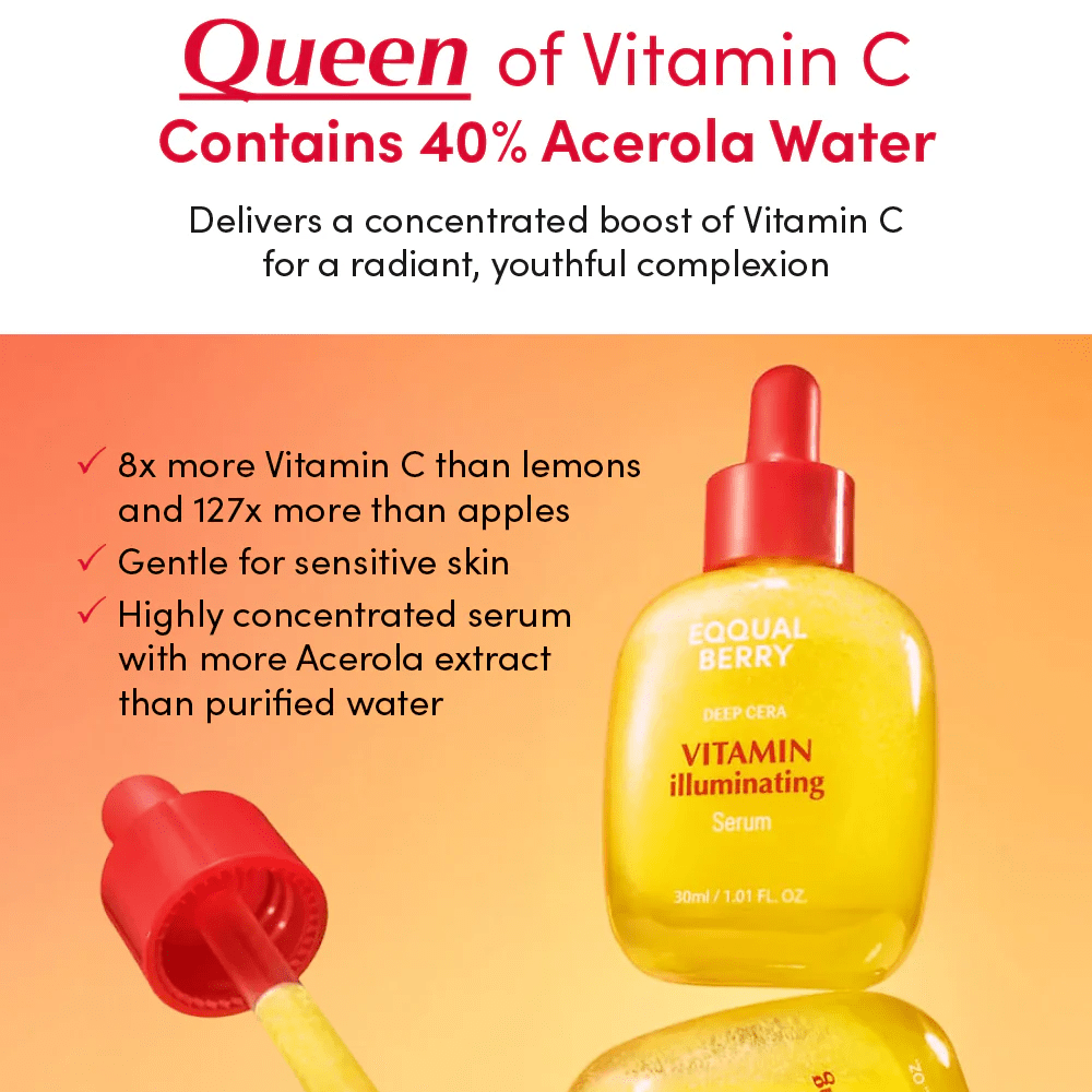 Eqqualberry Vitamin Illuminating Serum - 30ml – Wholesale (180 pcs/carton)