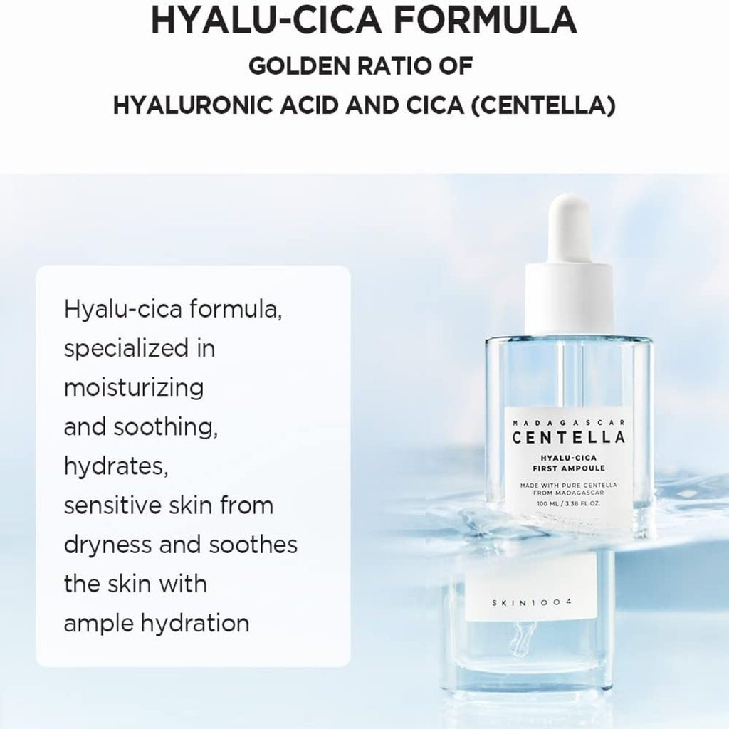 SKIN1004 Madagascar Centella Hyalu-Cica First Ampoule 100ml – Wholesale (50 pcs/carton)