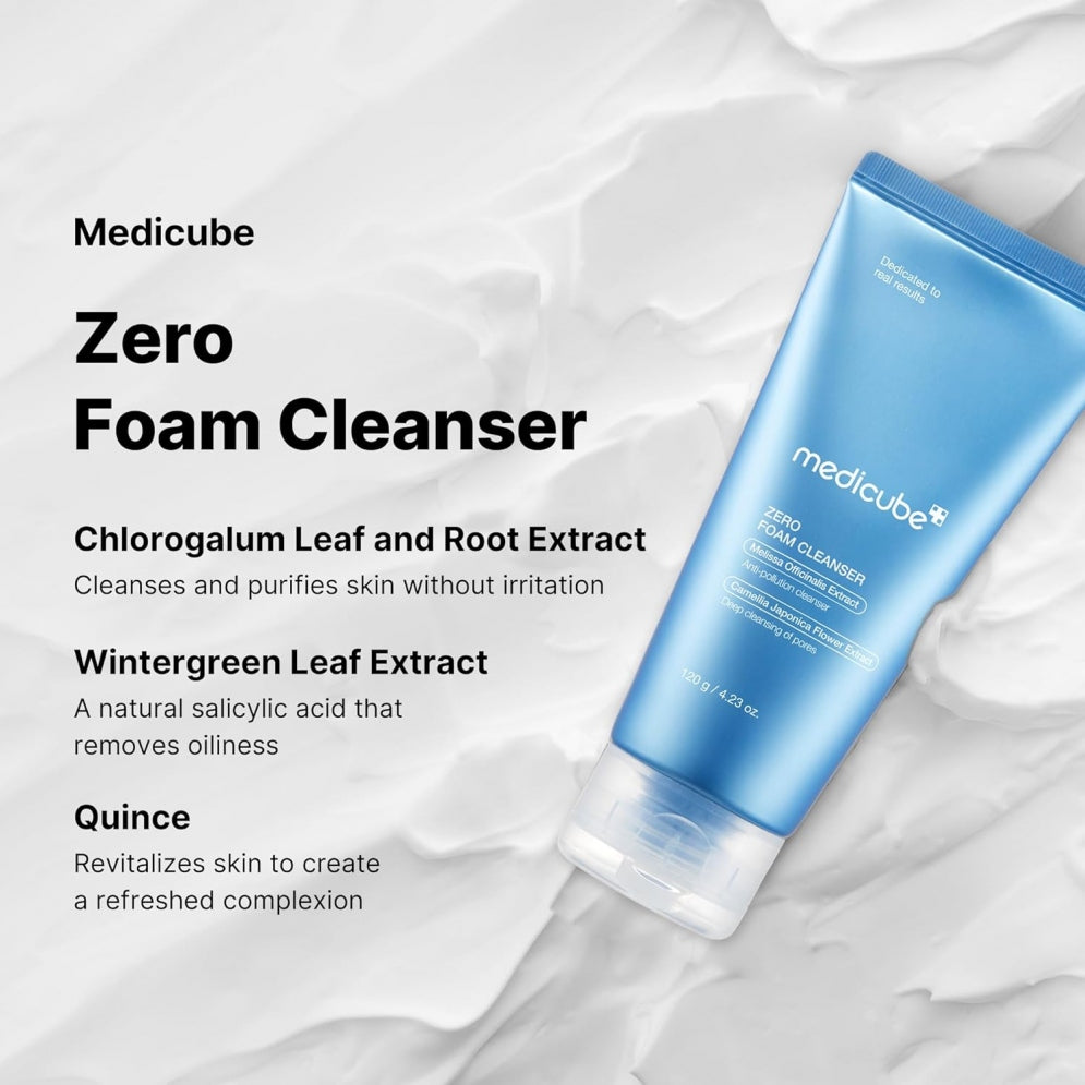 Medicube Zero Foam Cleanser - 120ml  – Wholesale (50 pcs/carton)