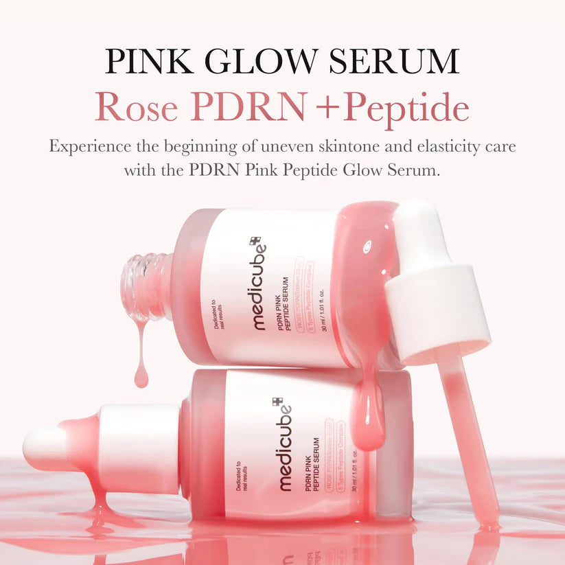 Medicube PDRN Pink Peptide Serum, Pink glow serum, 30 mL – Wholesale (80 pcs/carton)