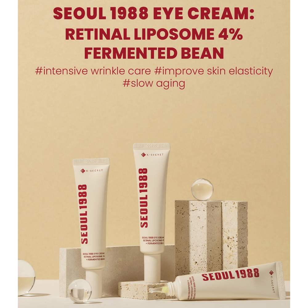K Secret Seoul 1988 Eye Cream Retinal Liposome 4% + Fermented Bean - 30Ml – Wholesale (140 pcs/carton)