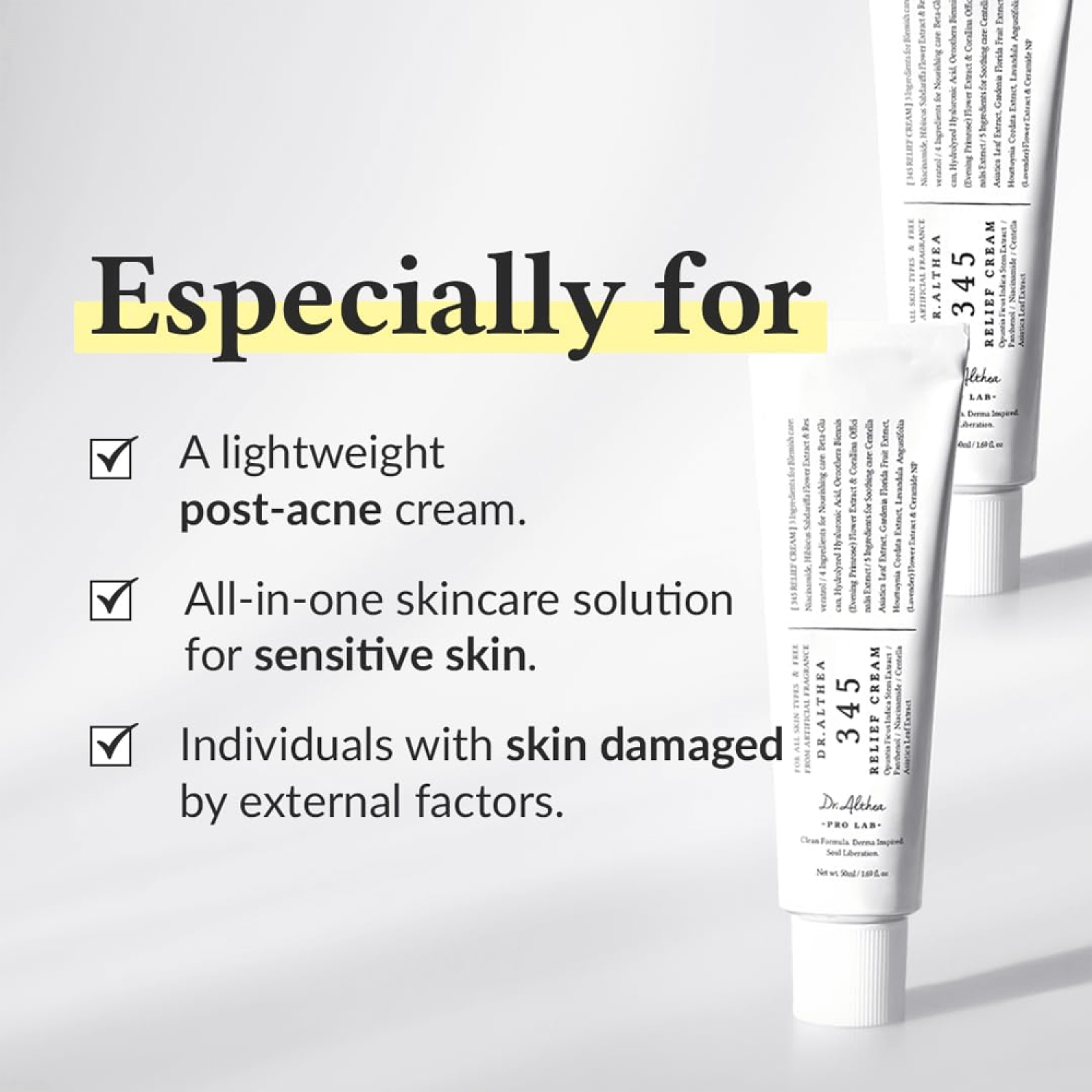 Dr.Althea 345 Relief Cream - 50ml – Wholesale (40 pcs/carton)