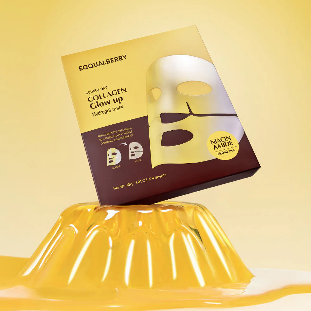 EQQUALBERRY COLLAGEN PORE-TIGHT UP HYDROGEL MASK 4EA|30g – Wholesale (40 pcs/carton)