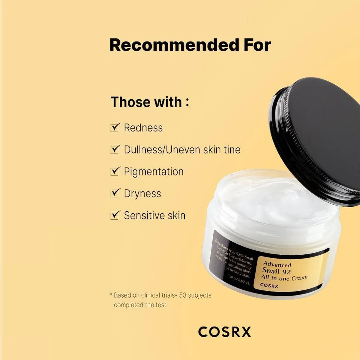 COSRX Advanced Snail 92 All In One Cream 100g – Wholesale (60 pcs/carton)