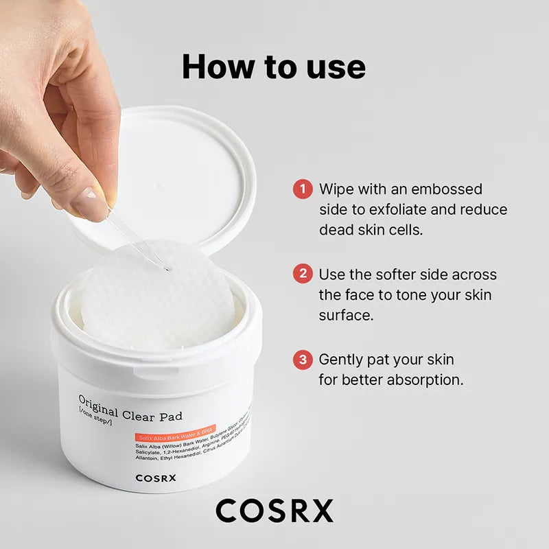 COSRX Original Clear Pad 70 Pads – Wholesale (60 pcs/carton)