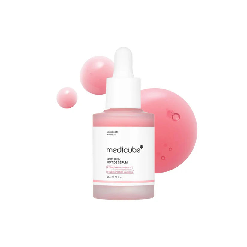 Medicube PDRN Pink Peptide Serum, Pink glow serum, 30 mL – Wholesale (80 pcs/carton)
